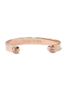 Kate Spade Forever Gems ‘TICKLED PINK’ Idiom Bracelet - Rose Gold & Crystal